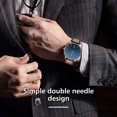 thumbnail image 5 of LAVAREDO Watches for men Fashion Minimalist Men Watches Analog Ultra Thin Wristwatches with Leather Strap Gift for Men Father's Day Gift, 5 of 7