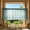 Blue, variant on 69" × 22" Embroidered Lace Sheer Kitchen Curtain Valance, Rod Pocket Floral Window Treatment for Small Windows