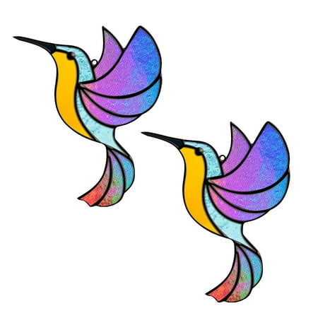 

Zlekejiko Colorful Hummingbird Acrylic Pendant Fun Pendant Gift