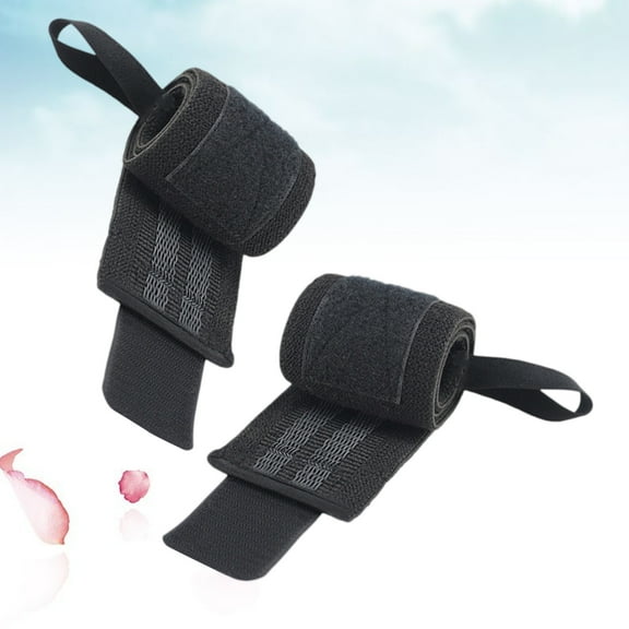 MLINS  2 Pcs Wrist Strap Weightlifting Gym Wristband Elastic Wraps Fitness