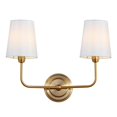 thumbnail image 5 of Safavieh SCN4015A Ezra Brass Gold 2-Light Wall (LED Bulbs Included) Sconce, 5 of 5