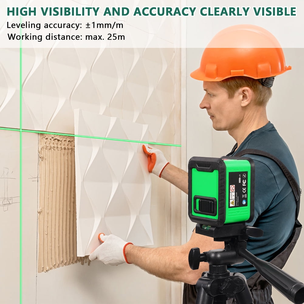 Level Machine,Waterproof Improvement Set Tool 4° Battery Wall Sticker Improvement Tools Tool Wall Lines 4° Tools 2 Sticker Waterproof Battery Tool 4° Tool Waterproof Set Waterproof