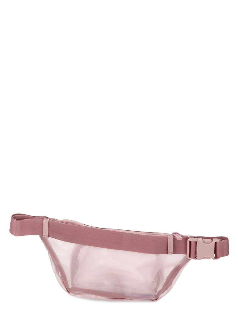 Reebok Women's Dusty Rose Crossbody Fanny Pack Bag with Adjustable