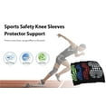 thumbnail image 1 of Soccer Cycling Running Safety Anti-slip Knee Sleeves Protector Support - Red/S, 1 of 10