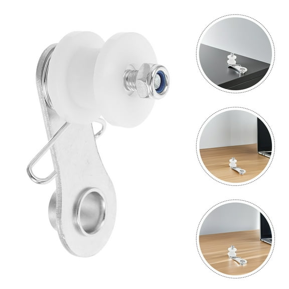 PBPBOX 2Pcs White Spring Loaded Chain Tensioner with Antislip Roller for Motorcycle Atv