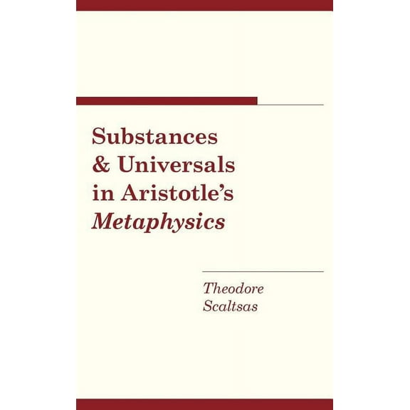 Substances and Universals in Aristotle's Metaphysics, (Hardcover)