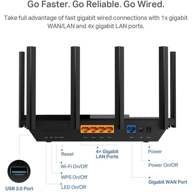 TP-Link Archer AX73 Wi-Fi 6ルーター TP-Link Archer AX73 - AX5400 WiFi 6 Router - High-Speed