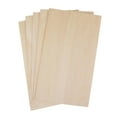 thumbnail image 5 of 10Pcs Wood Sheets DIY Wooden Plate Board Wood Board Project Thin Wooden Slices DIY Crafts for Airplane House Models Making Boat 300mmx50mmx1mm, 5 of 10