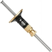 Wheel Marking Gauge Kit - Roller Stop Head Micro Adjuster Imperial Metric Ruler Brass Marking Tool for Woodworking