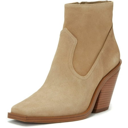 

Vince Camuto Amtinda Tortilla Squared Toe Ankle Block Heeled Bootie Boot