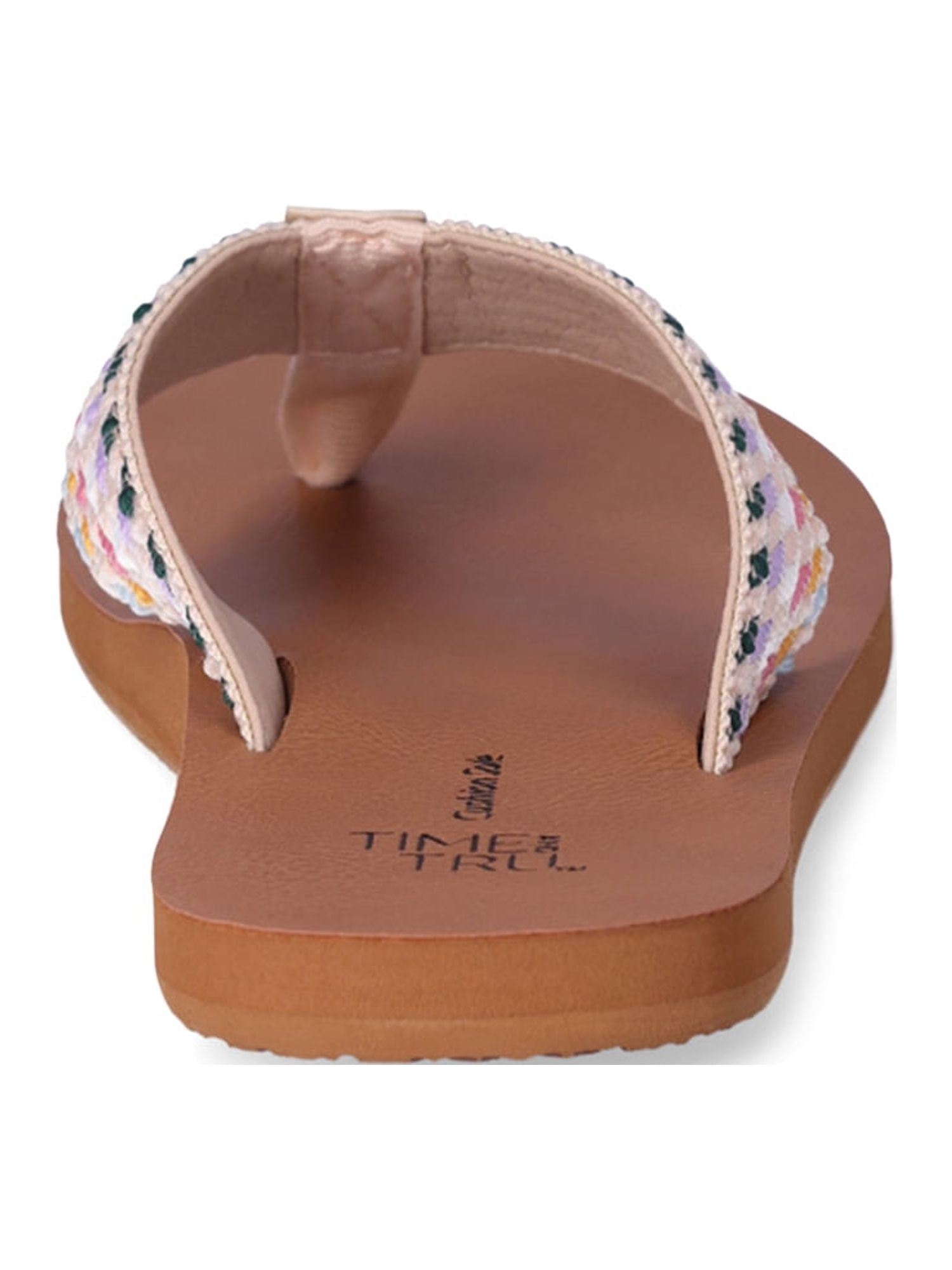 Time and Tru Women's Lifestyle Flip Flop Flat Sandals