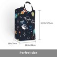 thumbnail image 3 of Kll Space Laundry Hamper,Large Canvas Fabric Lightweight Storage Basket Toy Organizer Dirty Clothes Collapsible Waterproof For College Dorms,Children Bedroom,Bathroom, 3 of 6
