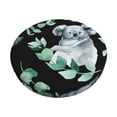 thumbnail image 2 of Lsque Cartoon Koala Bear Round Bar chair cushion covers Velvet Fabric Premium Comfort Protects from Scratches and Stains for 14-17 Inch Chair- 12 inch, 2 of 7