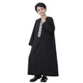 thumbnail image 6 of Kiijoy Toddler Boys Loose Long Sleeve Robe Breathable Embroidery Thobe Robe, Sizes 4-5, 6 of 8