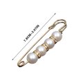 thumbnail image 3 of Elegant Rhinestone Pearl Brooch Pin for Sweaters & Shawls - Adjustable Waist Belt Clip & Scarf Organizer, 3 of 3