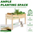 thumbnail image 3 of Cama de jardín elevada BEST SELECT PRODUCTS BSP con patas de 48 x 24 pulgadas, 3 of 6