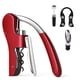 thumbnail image 1 of Abridor de botellas de vino de champán de aleación, sacacorchos Vertical compacto, bebidas profesionales portátiles, utensilios de cocina, juego de 4 piezas Eigraketly HA009284-02B, 1 of 6