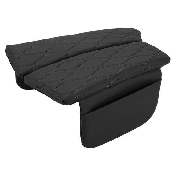 Car Center Console Cover with Storage Bag for BMW 5 Series 2011-2017 Black 1 Set
