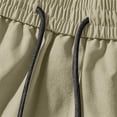 thumbnail image 7 of Jaunzuar Hiking Pants Men Straight Leg Drawstring Cargo Pants Casual Athletic Work Pants with Pockets L, 7 of 7