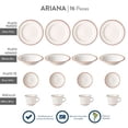 thumbnail image 5 of Vajilla Corona Ariana 16 Piezas 4 Puestos, 5 of 5