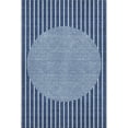 thumbnail image 2 of Addison Rugs Mayfield Premium Machine Washable Transitional Stripes Navy Rectangle Rug, 9' x 12', 2 of 6