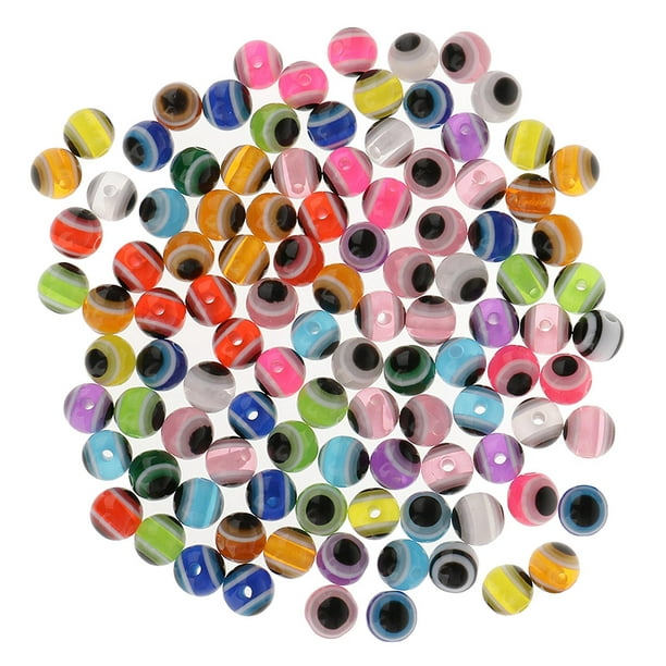 100pcs Fishing Line Beads 6mm/8mm Fishes Rigging Bead Assorted Fishing s  Carolina Rigs Taxes Rigs Slip Bobbers Rigs Setup Accessories Mixed 6mm 
