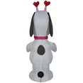 thumbnail image 4 of Peanuts Airblown Inflatable Valentine Snoopy, 3.5 ft Tall, Pink, 4 of 4