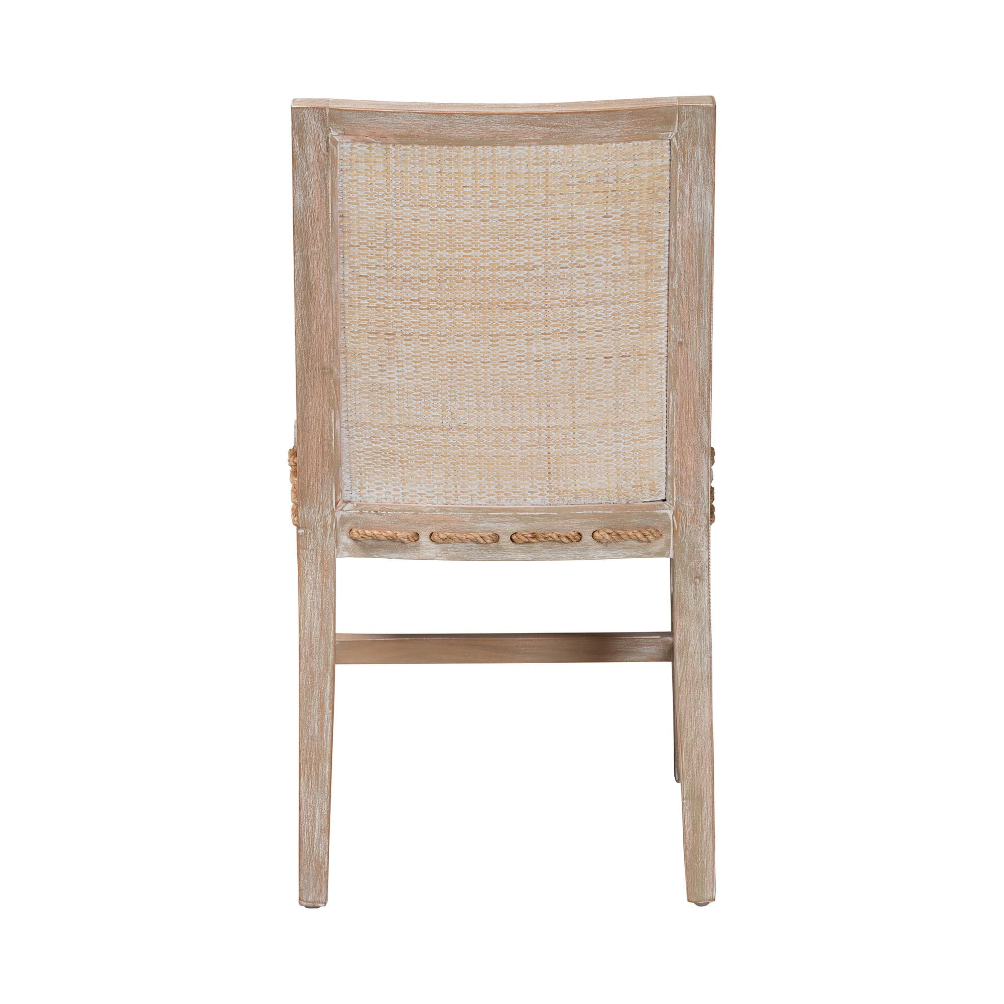 bali & pari Ashford Cottage Dining Chair, Whitewash Beige