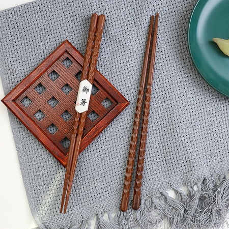 

TUTUnaumb Creative Natural Handmade Wood Chopsticks Gift Tableware Chopsticks Home Kitchen Garden Household Utensils
