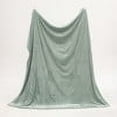 thumbnail image 3 of Great Bay Home Cozy Plush / Sherpa Reversible Throw Blanket, Twin, Aqua Foam, 3 of 4
