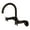 Oil Rubbed Bronze, variant on Kingston Brass Concord 8-Inch Adjustable Center Wall Mount Kitchen Faucet, Matte Black