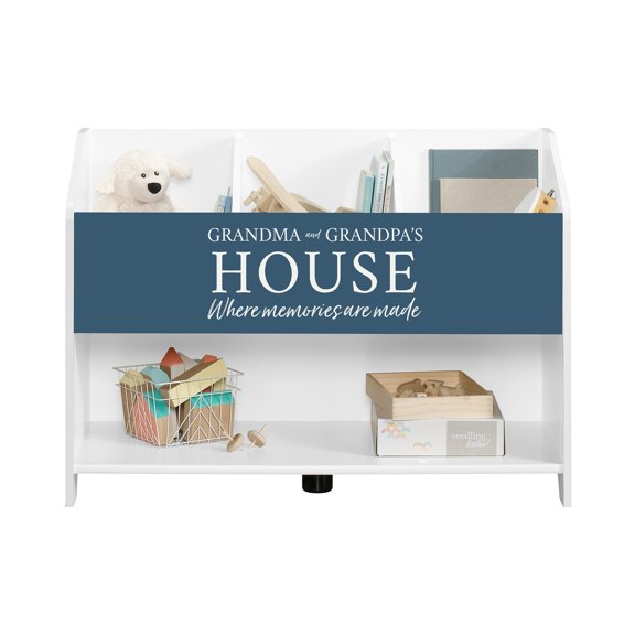 LifeSong Milestones Bookcase Footboard Storage Box Grandma & Grandpas Where Memories