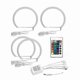 thumbnail image 1 of Multi-Color RGB LED Halo Rings for Car Headlights, 131mm Angel Eyes Light Kit, 1 of 5