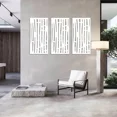thumbnail image 5 of MAYEERTY 72*47" Outdoor White Metal Freestanding Panel Screen for Patio, Jungle Pattern, 5 of 6