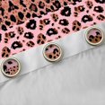 thumbnail image 4 of jejeloiu Rustic Leopard Abstract Black Out Curtains,Jungle Animal Cheetah Curtains Pack of 2 (42x63 Each),Pink Brown Bedroom Curtains For Adult,Super Cozy Room Decor, 4 of 6