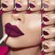 thumbnail image 2 of 20 colores opcionales, esmalte de labios de terciopelo mate de alta pigmentación: lápiz labial líquido de larga duración, a prueba de manchas, no hidratante, 1 ud., 2 of 5