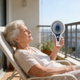 thumbnail image 7 of Summer Handheld Fan 3 Speed Settings USB Rechargeable Portable Mini Fan 4 Colors Personal Cooling for Travel Office by PALIFEUR, 7 of 7