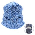 thumbnail image 1 of Invierno Cuello Tubo térmico suave mo Fleece grueso Calentador Máscara de media cara Bufanda para í Deportes al Azul Baoblaze polaina de cuello de invierno, 1 of 8