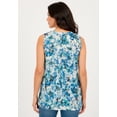 thumbnail image 2 of Roaman's Women's Plus Size Sleeveless Angelina Tunic, 2 of 5