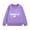 Purple, variant on ibiyuan Hoodies For Boys Size 6 Girls Back To School Clothes Kids Letter Print Warm Long Sleeve Sweatershirt,White,8-10 Years