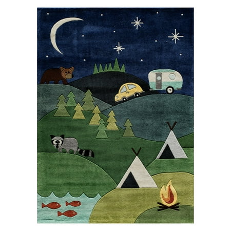 Momeni Lil Mo Whimsy Campground Area Rug Momeni Lil Mo Whimsy Campground Area Rug
