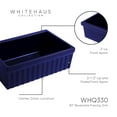thumbnail image 4 of Whitehaus Collection WHQ330-BLUE Quatro Alcove Sinks Sapphire Blue, 4 of 6