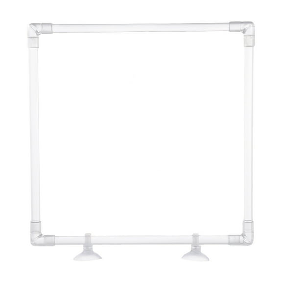 erfcxs Floating Fish Feeder Ring Square Shape Feeder Ring With Suction Cup Fish Feeding Tool Aquarium Floating Ring Square Floating Ring