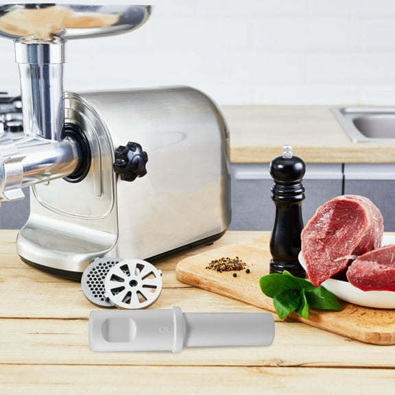 FRCOLOR HOMEMAXS 2pcs Meat Grinder Pusher Food Grinder Attachment Universal Sausage Stuffer Manual Meat Grinders Meat Grinding Accessories Parts
