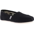 thumbnail image 2 of TOMS Slip-On en Toile pour Femmes, Noir sur Noir, 8 m, 2 of 4