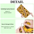 thumbnail image 5 of Sunflower Design Dish Drying Mat, 16x18 Microfiber Floral Pad for Kitchen Counter or Sink Area, Foldable and Absorbent Rack Mat, 5 of 6