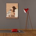 thumbnail image 4 of Epic Graffiti 'Woman And Dalmatian' by Svetlana Aleynikova Canvas Wall Art, 26" x 34", 4 of 8