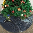 thumbnail image 3 of XMXY Halloween Christmas Tree Skirt, Abstract Blue Splash Art Holiday Party Indoor Decorations Ornaments, 48" Inch, 3 of 9