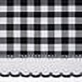 thumbnail image 5 of Achim Buffalo Check Kitchen Curtains, Set Of 2 Tiers, 58" X 24", Black, 5 of 5