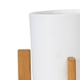 thumbnail image 3 of Rowan Modern Outdoor Planter - 14" White, 3 of 5